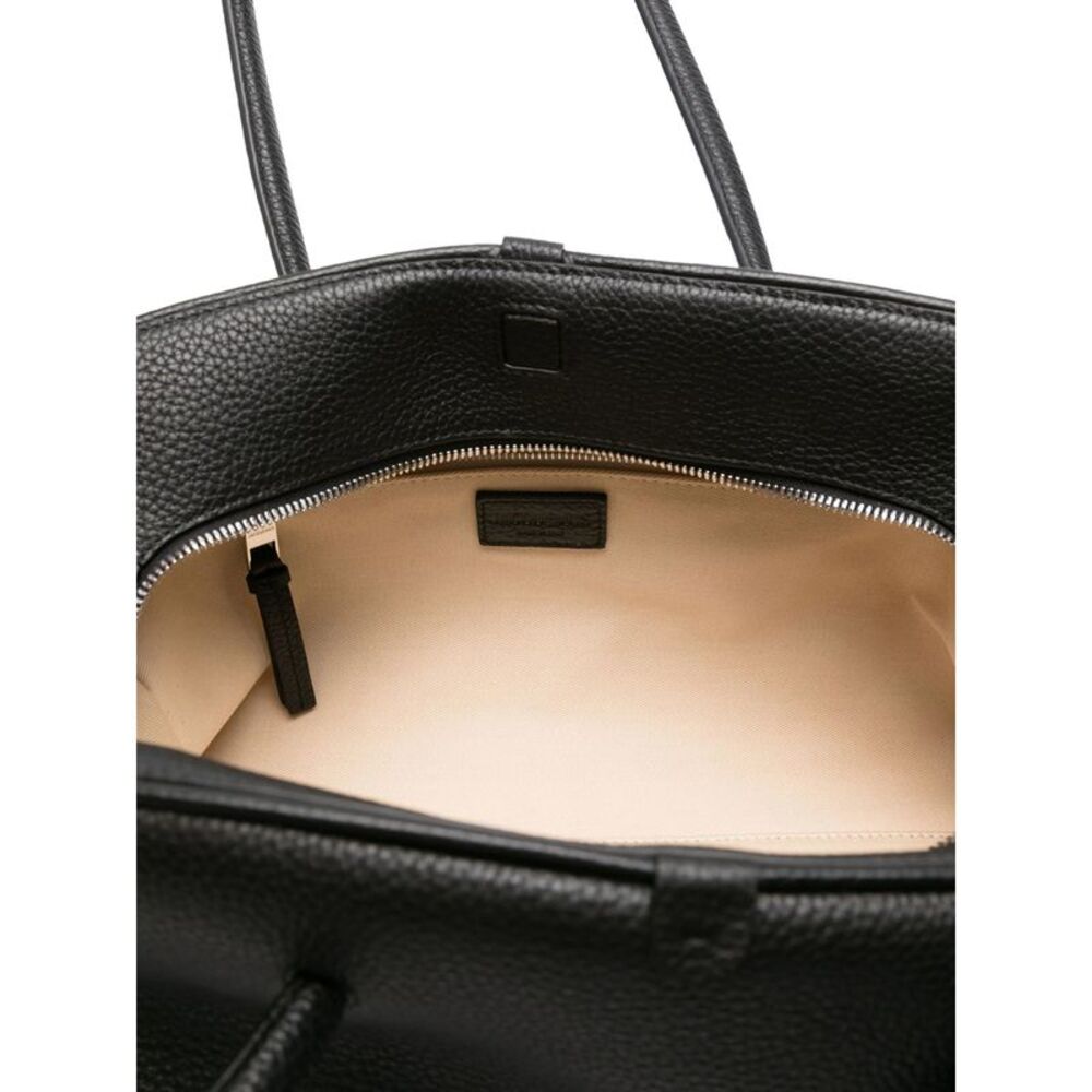 Jacquemus Men Black
 Calf Leather
 Top Handles
 Knotted Detail
 Zip Fastening - Picture 3 of 5